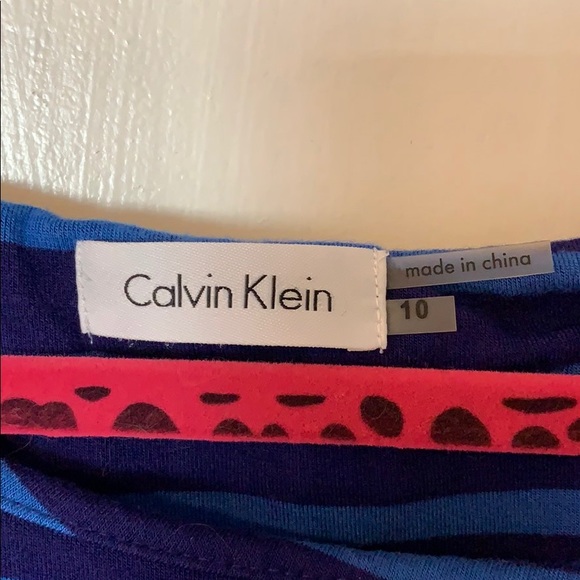 Calvin Klein Striped Dress - Picture 3 of 4